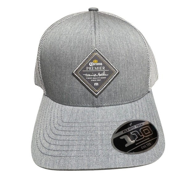 Travis Mathew Other - Travis Mathew Corona Premier Beer Flex Fit Stretch Mesh Back Hat Grey One Ten